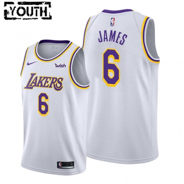 NBA Los Angeles Lakers Trikot LeBron James 6 Nike 2021-22 Association Edition Swingman - Kinder NBA Los Angeles Lakers Trikot LeBron James 6 Nike 2021-22 Association Edition Swingman - Kinder